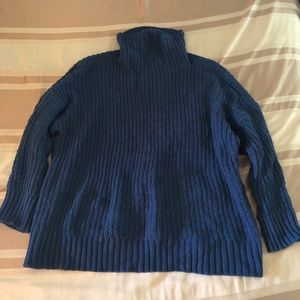 Aerie Oversized Chenille Turtle Neck Sweater